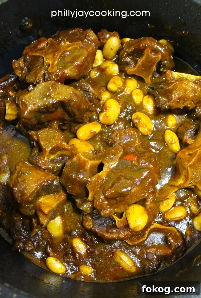 Authentic Jamaican Oxtails with Butter Beans: Flavorful Stew Recipe 9 Jamaican Oxtails Recipe