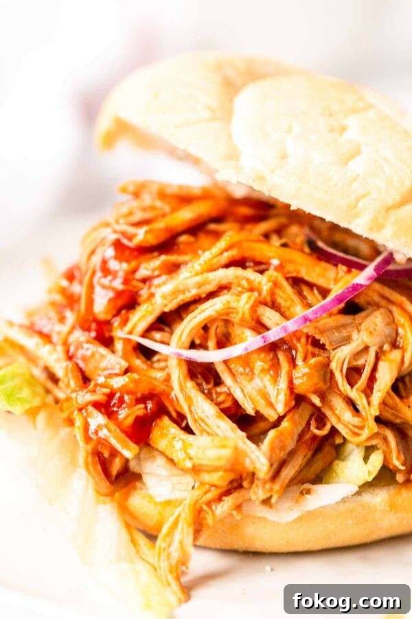If you love pork try this Instant Pot Pulled Pork Sandwich. Within an hour you have juicy and soft pulled pork smothered in a thick barbecue sauce. Great to serve for lunch or dinner.