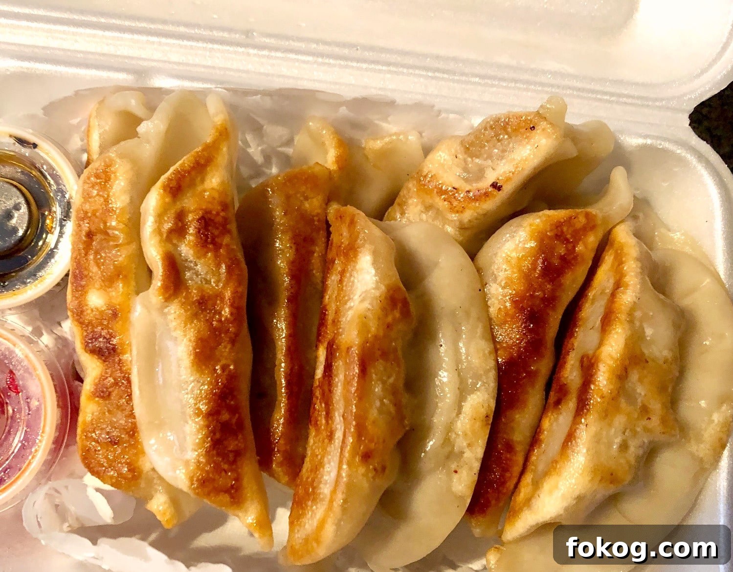 Take out potsticker dumplings