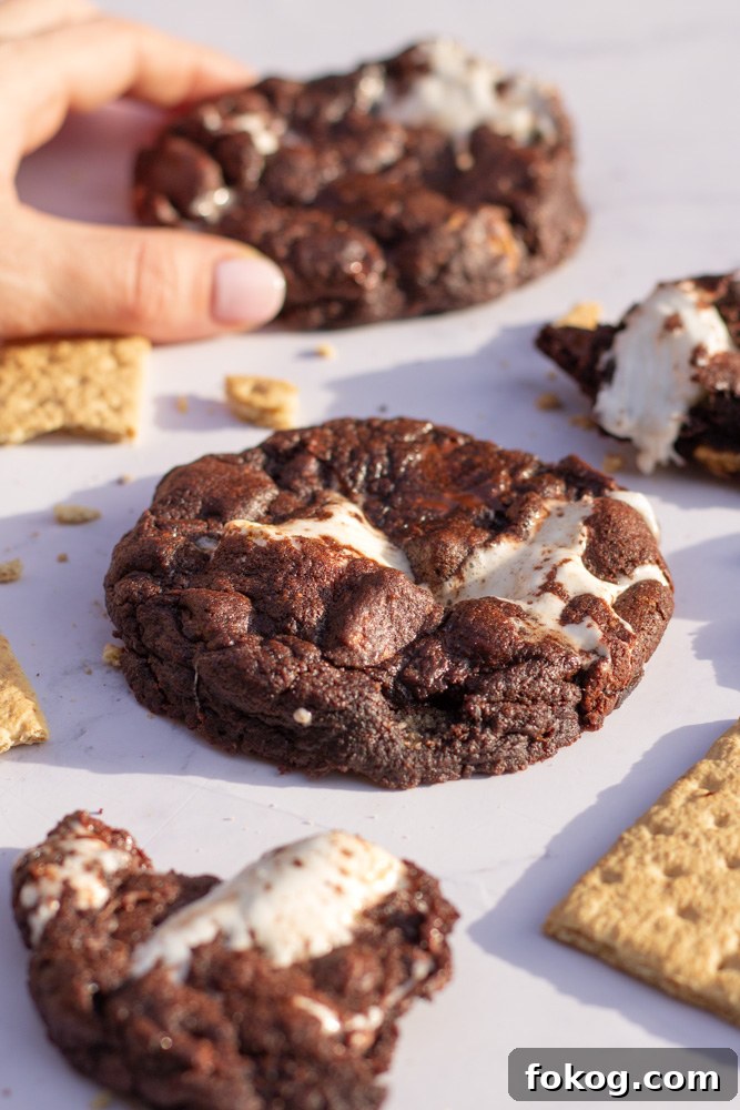 s'mores cookies