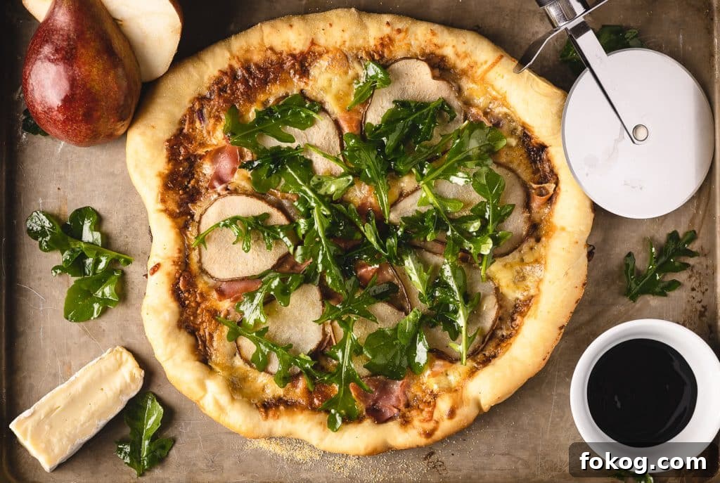 Dutch oven deep dish pizza on a cutting board.