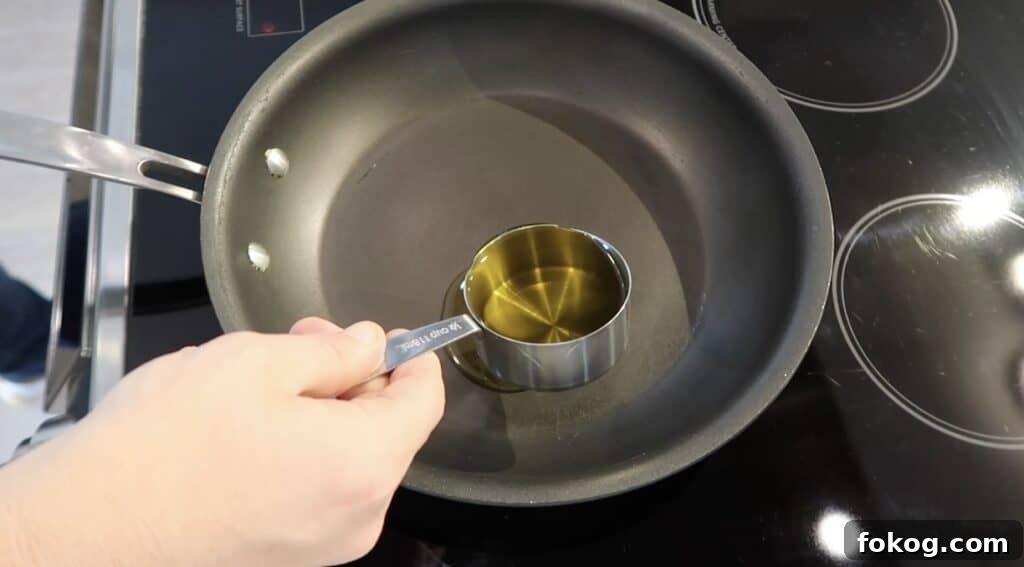 Spanish Omelette Scramble Recipe: Quick Tortilla Española Twist 11 skillet with oil