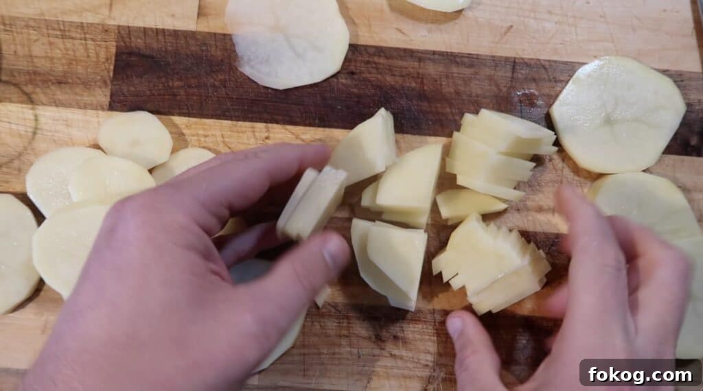 Spanish Omelette Scramble Recipe: Quick Tortilla Española Twist 7 quartered, thin-sliced potatoes