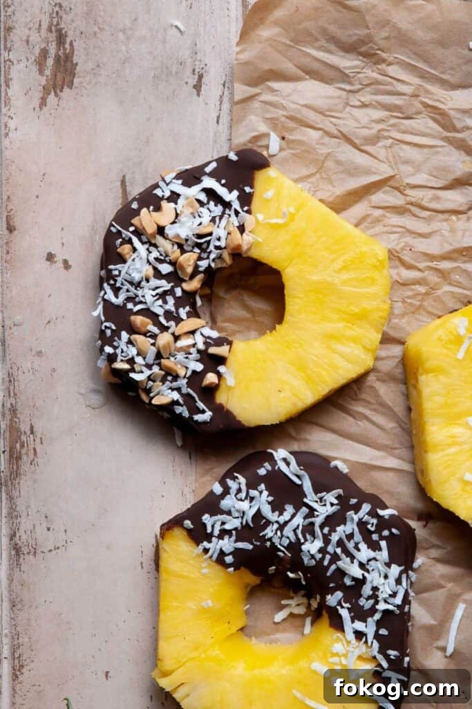 Chocolate-Covered Pineapple Recipe: Sweet Tropical Treat in Minutes 9 chocolate covered pineapple