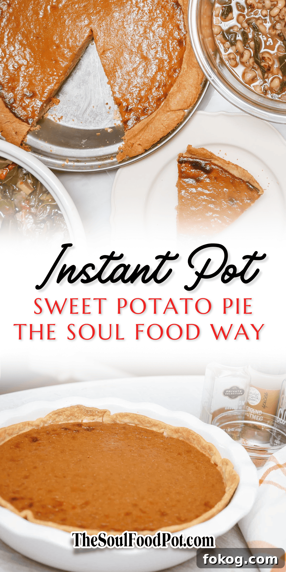 Soul Food Instant Pot Sweet Potato Pie Recipe 9 The Soul Food Pot Instant Pot Sweet Potato Pie