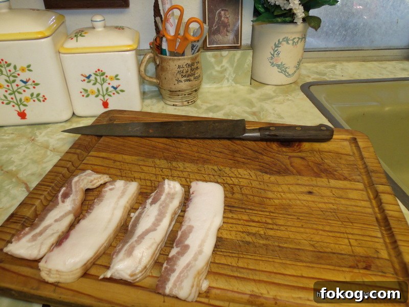 Crispy Bacon Squares: The Ultimate Burger Topping 3 Cut Bacon in Half