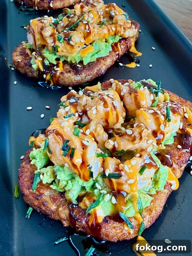 Blackstone Spicy Shrimp Loaded Hash Browns