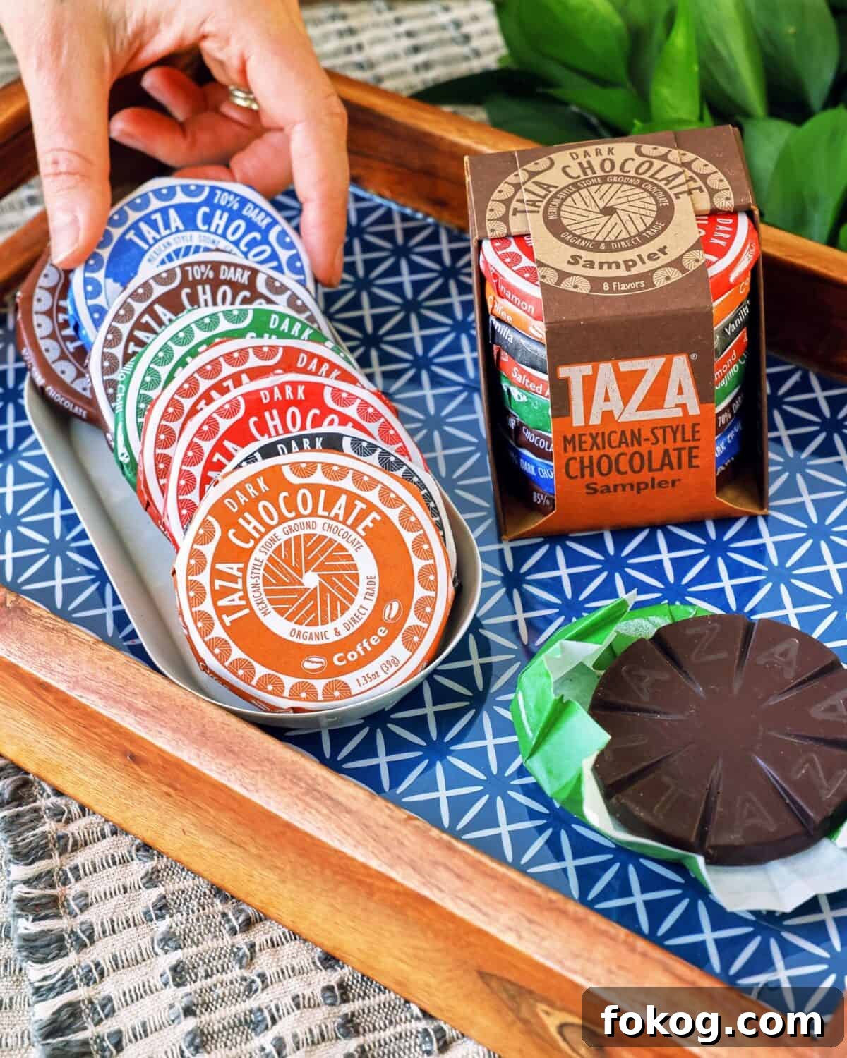 6 Organic Chocolate Brands Low in Heavy Metals 6 an image of Taza Mexican-style chocolate sampler