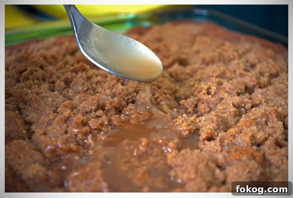 Banana Crumb Cake with Caramel Rum Sauce Recipe 4 Caramel Rum Sauce