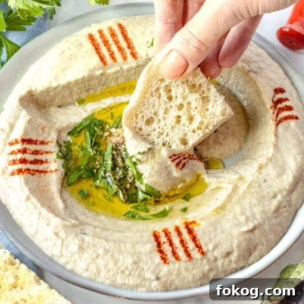 Baba ganoush dip.