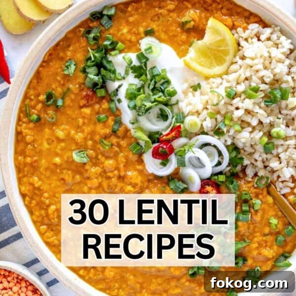 Lentil recipes you want to try.
