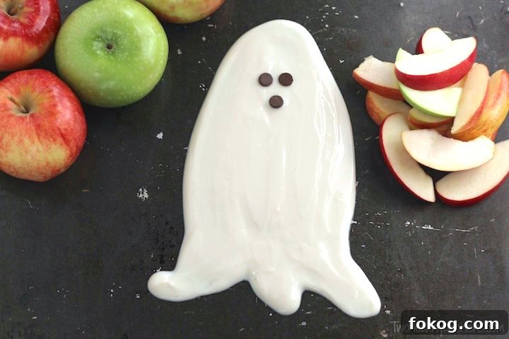 Fruit choices for Halloween fruit dip