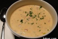 Creamy Tomato Shrimp Soup Recipe with Garlic and Basil