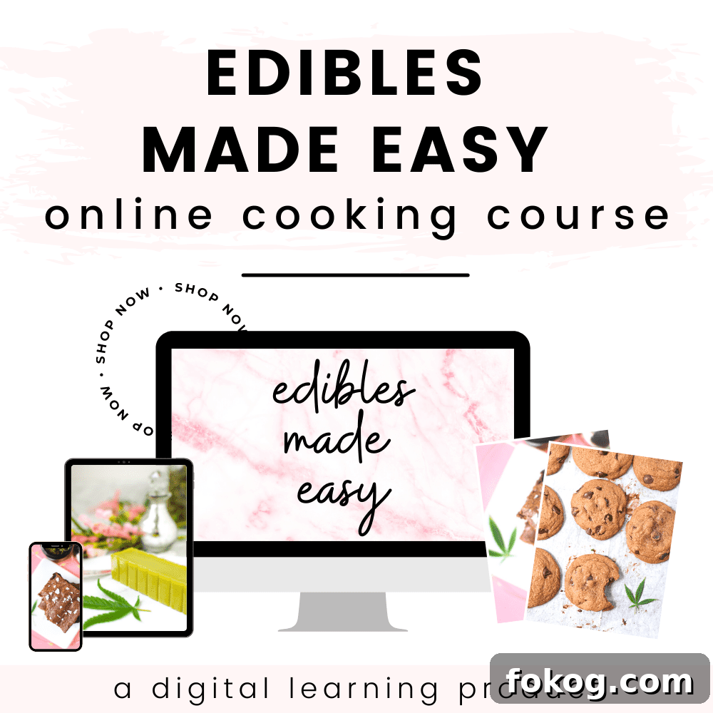 Edibles made easy course mockup