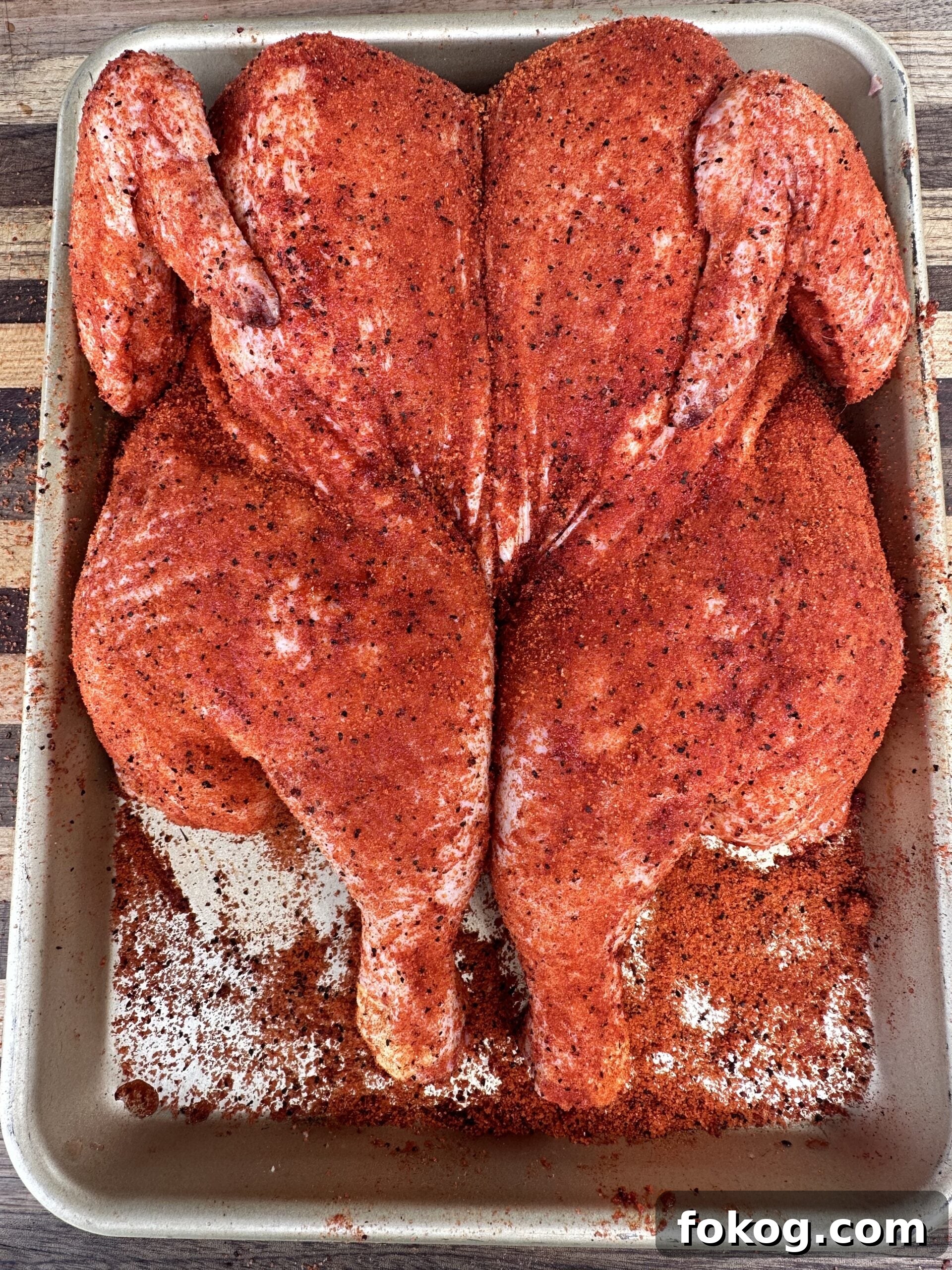 Seasoned Spatchock Chicken