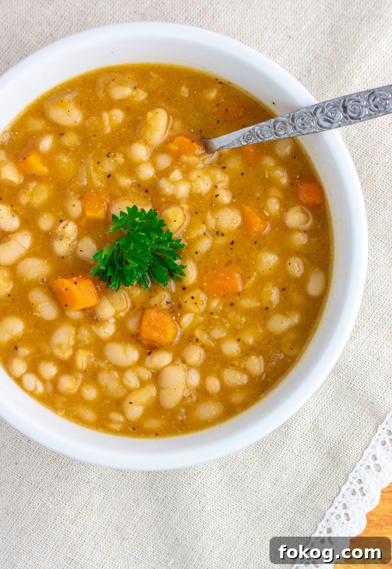 Instant Pot Copycat Bean with Bacon Soup