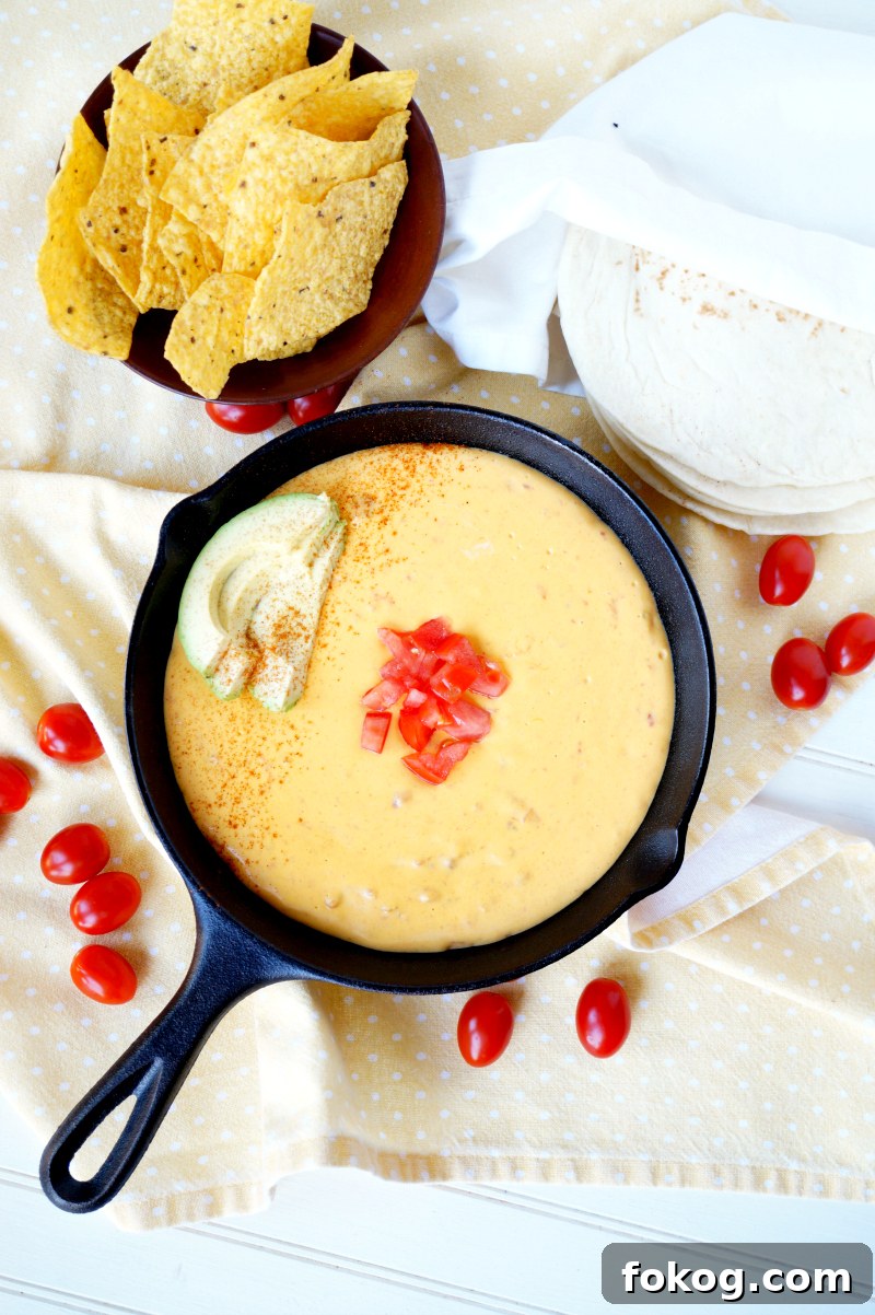 Traditional Yellow Queso Recipe with 6 Simple Ingredients 2 6-ingredient traditional yellow queso | The Baking Fairy