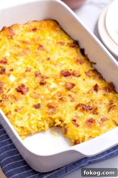 Festive Christmas Breakfast Casserole with Sausage and Cheese 11 img 6396 10
