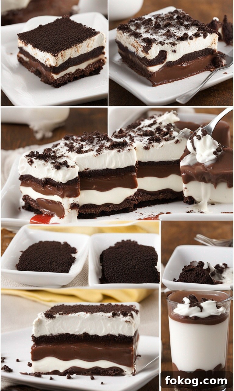 Mixing creamy cheesecake layer for chocolate lasagna.