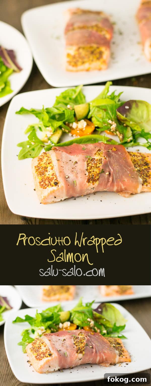 Prosciutto Wrapped Salmon