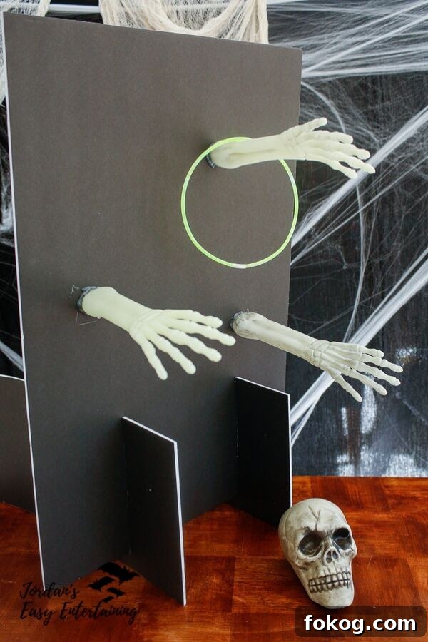 Ring toss kids Halloween party game