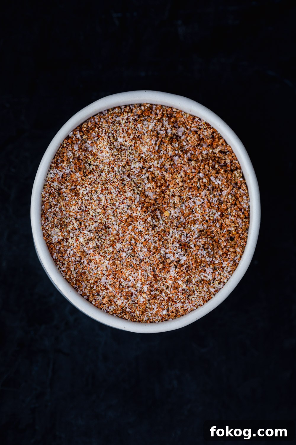 Cranberry-Braised Brisket: A Surprising Holiday Roast Delight 4 the rub! all the rub ingredients for the brisket mixed together in a little bowl.