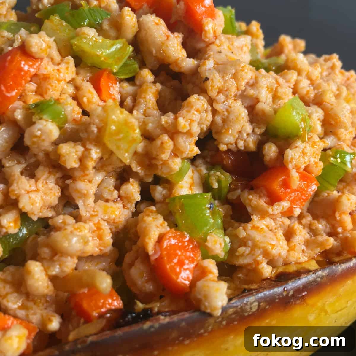 air fried ground chicken