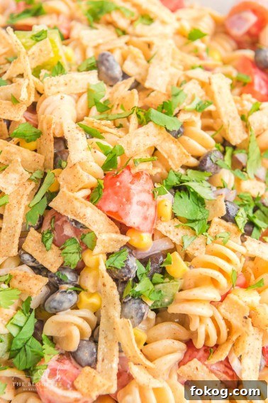 Creamy Ranch Taco Pasta Salad