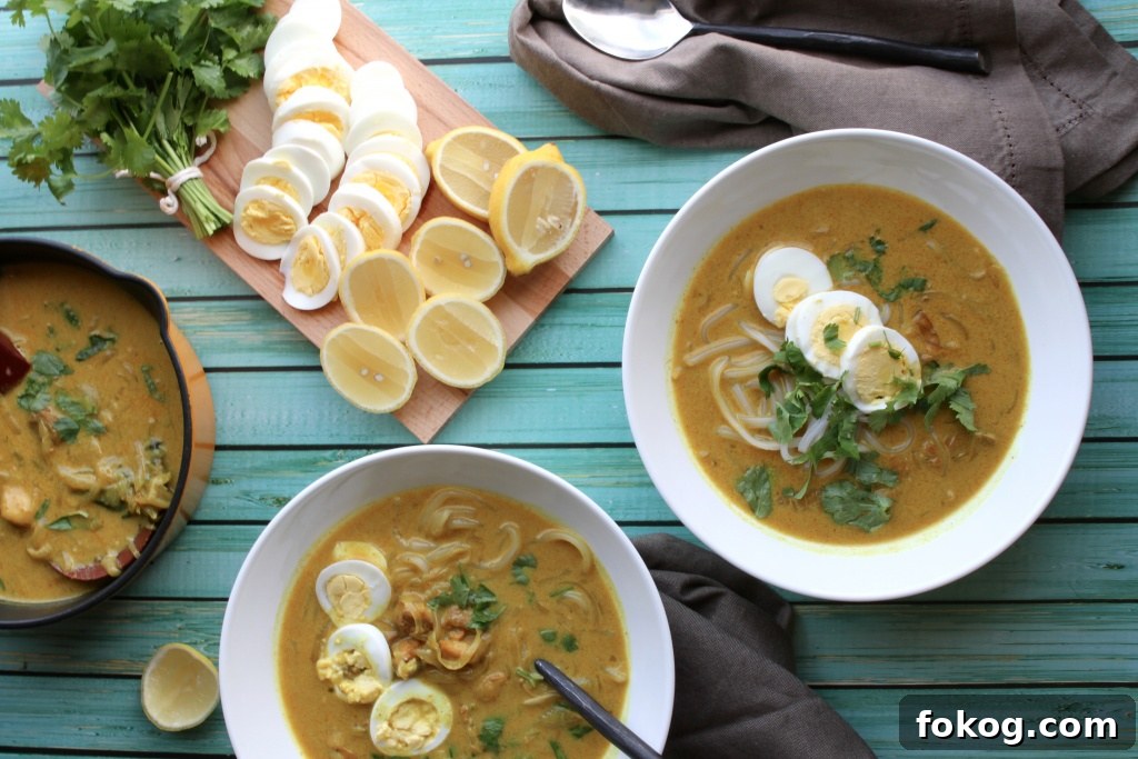 burmese chicken noodle soup