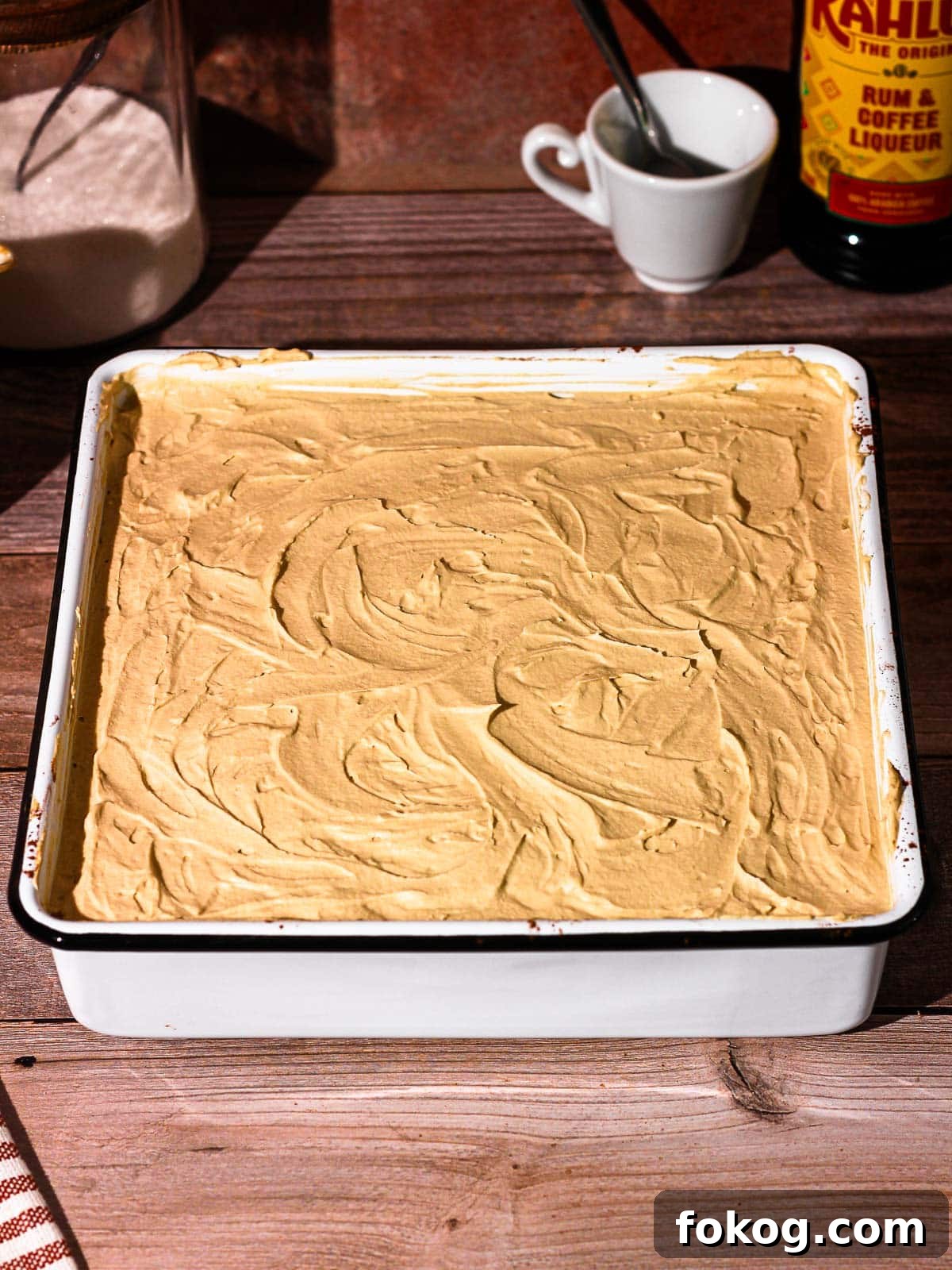 Egg-Free Tiramisu Recipe: Creamy No-Egg Italian Dessert 19 Eggless tiramisu with espresso mascarpone whipped cream.
