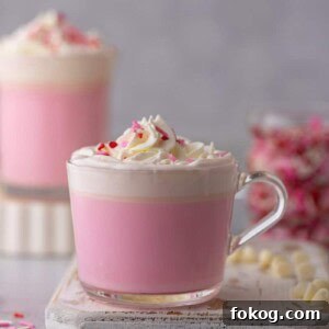Valentine's day hot chocolate cup