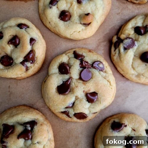 Crispy Edges, Chewy Centers: Ultimate Chocolate Chip Cookies 13 Crispy and Chewy Chocolate Chip Cookies .. a simple chocolate chip cookie recipe with a secret ingredient that keeps them soft, moist, and totally irresistible.