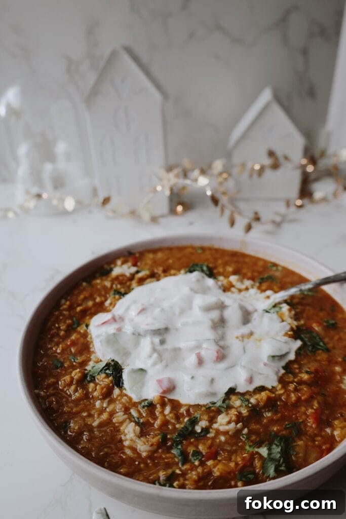 Creamy Lentil Dal with Cooling Greek Yogurt Raita 5 final recipe