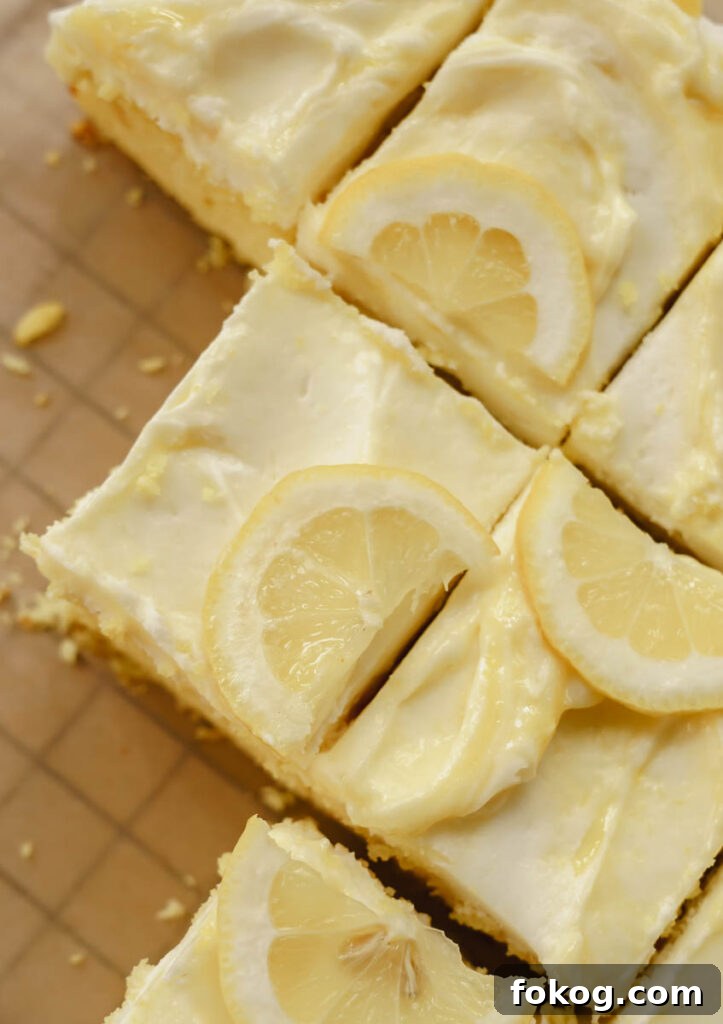 Lemon sheet cake