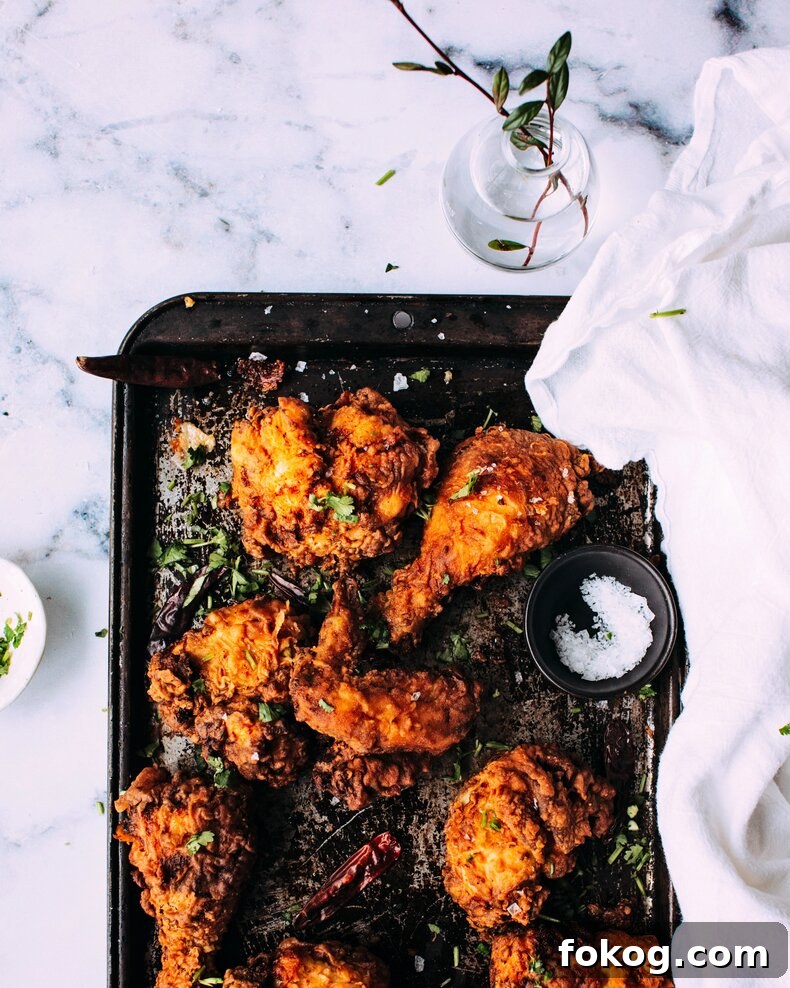 41 Juicy Chicken Drumstick Recipes You’ll Want Tonight 7 Fried tandoori chicken on a sheet pan