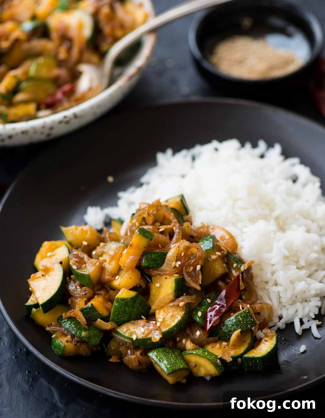 Quick Zucchini Stir Fry