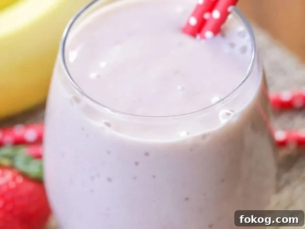 Creamy Peanut Butter Banana Smoothie Recipe 4 img 97828 7