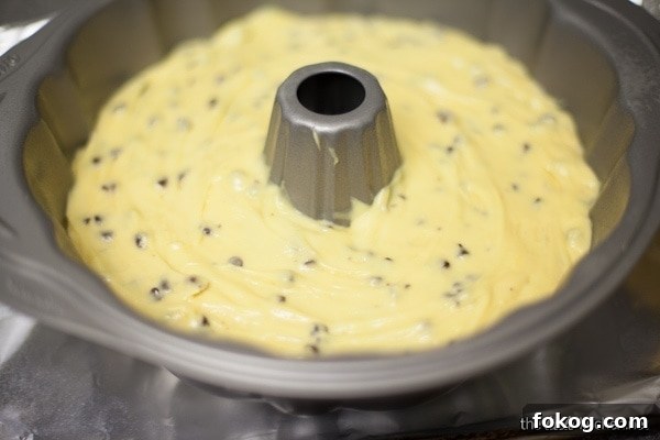 Vanilla Chocolate Chip Bundt Cake from thelittlekitchen.net Vanilla Chocolate Chip Bundt Cake