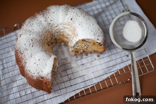 Vanilla Chocolate Chip Bundt Cake from thelittlekitchen.net Vanilla Chocolate Chip Bundt Cake