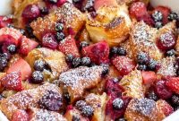 Berry Croissant Breakfast Bake Recipe