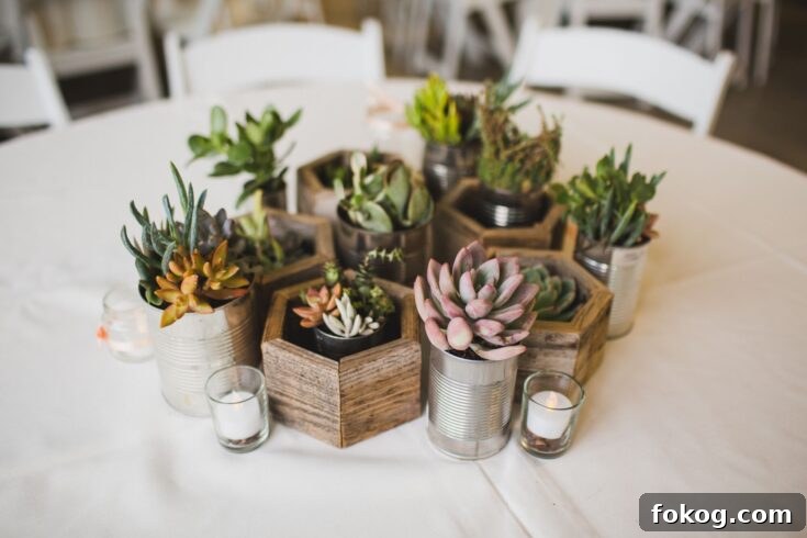 Image for DIY Succulent Centerpieces in Recycled Planters