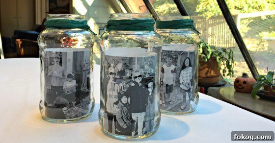 Image for Mason Jar Photo Centerpieces