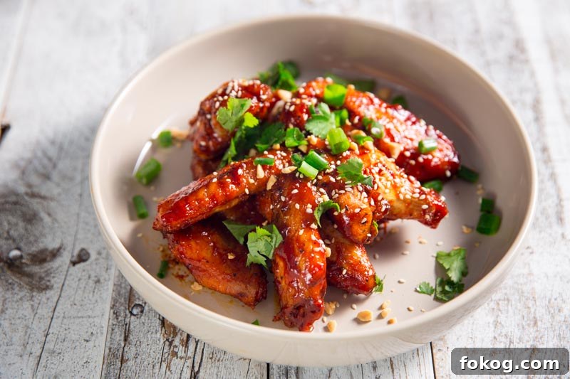 spicy smoked Korean chicken wings