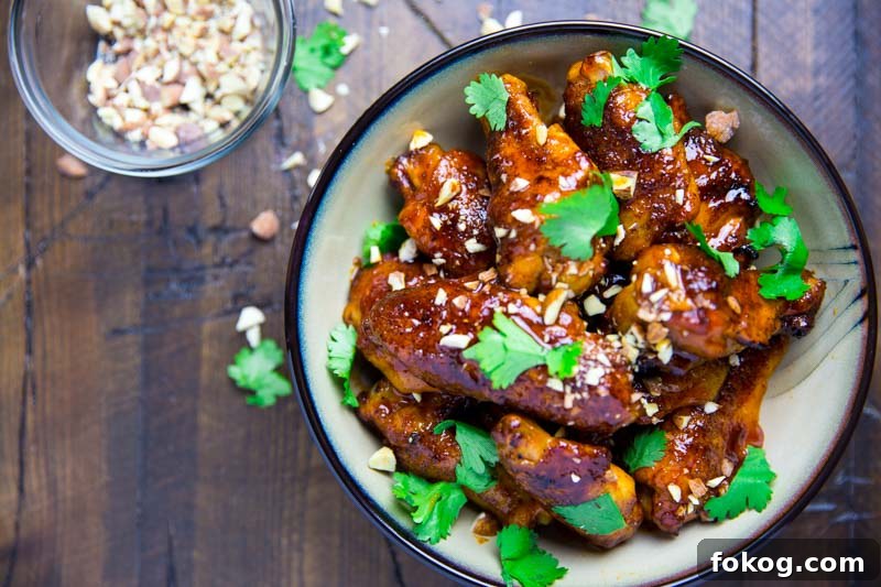 Honey Sriracha Chicken Wings