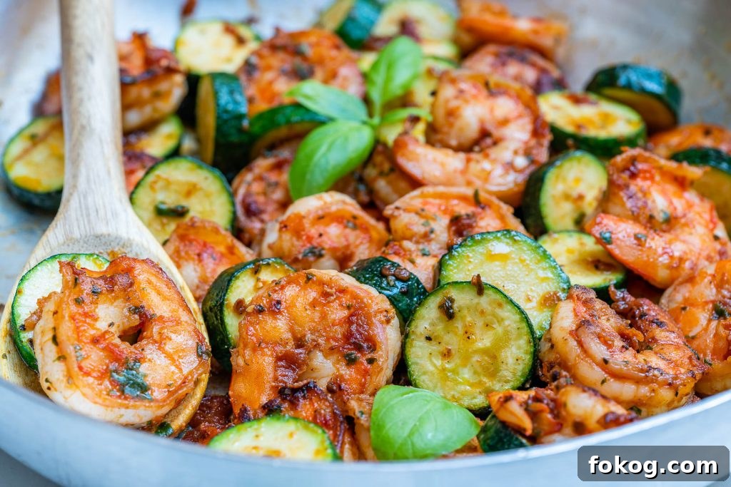 Sun-Dried Tomato Pesto Shrimp and Zucchini Skillet 4 Sun-dried Tomato Pesto Shrimp Clean Eating