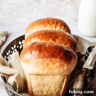 Hokkaido Milk Bread made with Tangzhong method