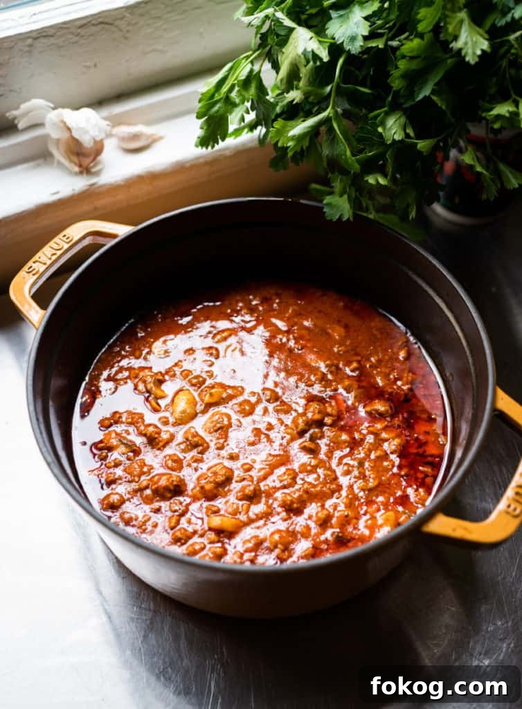 recipe to make meat sauce
