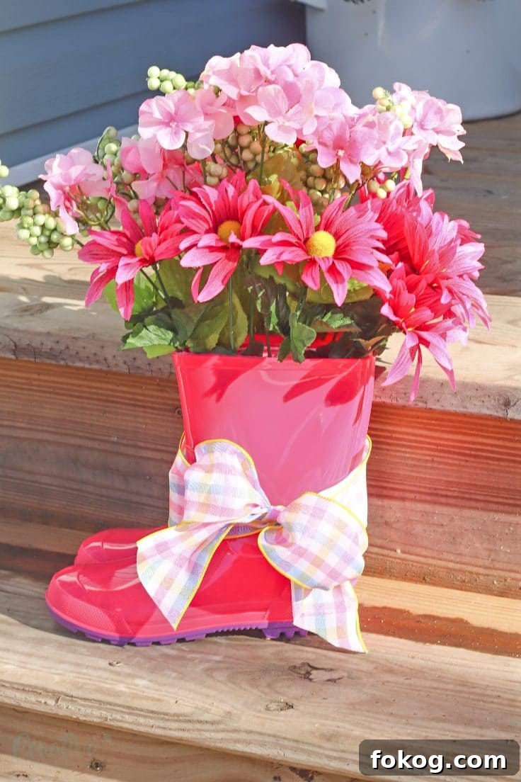 Spring porch decor