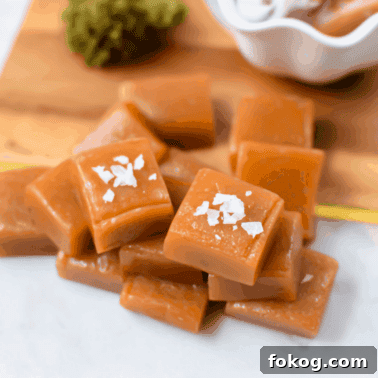 How to Make Cannabis-Infused Cupcakes from Cake Mix 14 A picture of homemade cannabis caramels topped with sea salt.
