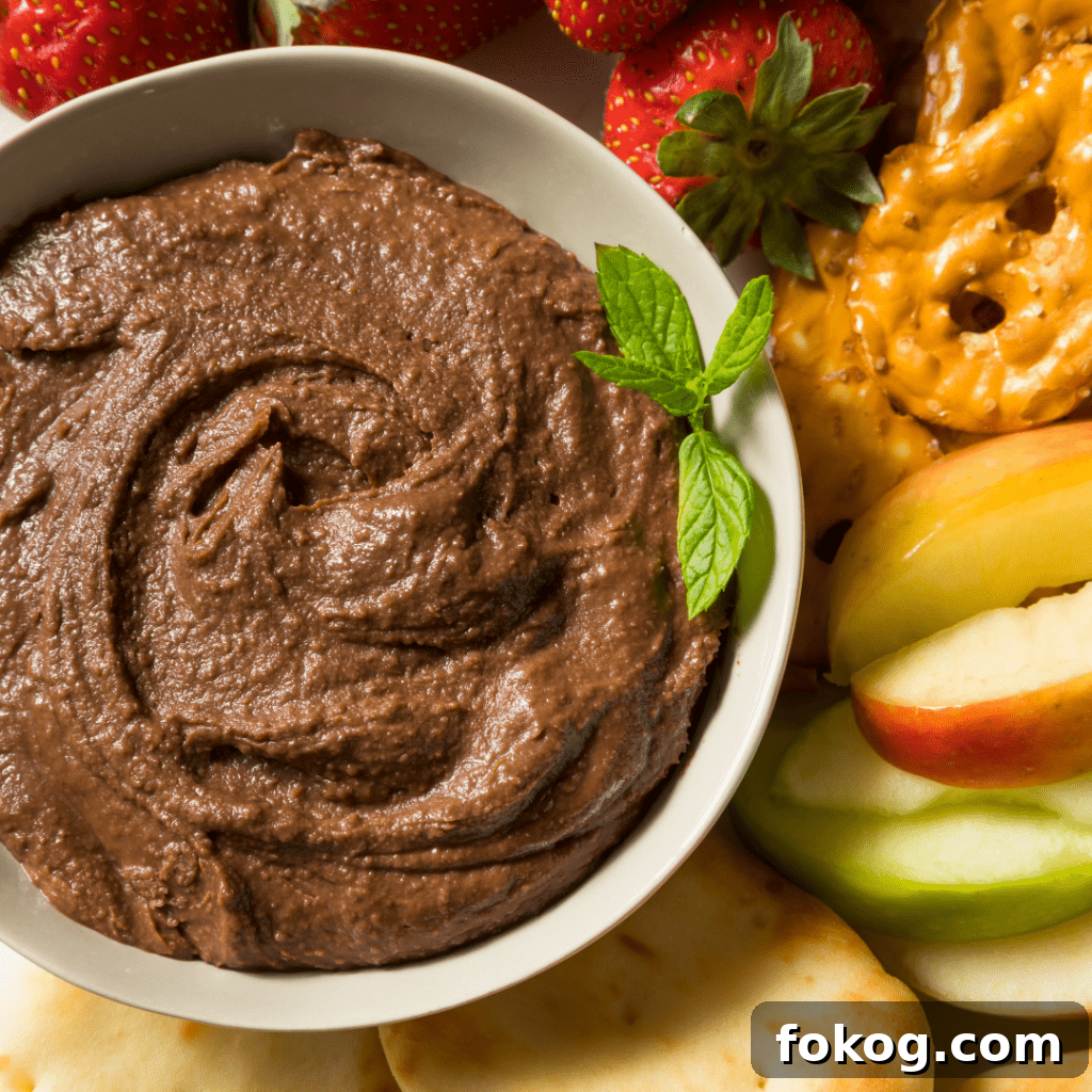 Quick No-Cook Summer Snacks to Beat the Heat 4 Brownie Batter Hummus